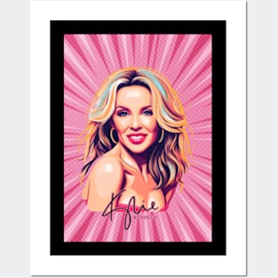 Kylie Minogue Pop Art Posters and Art